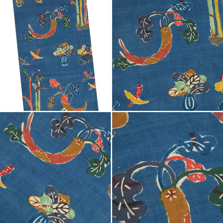 楽天市場】国画会会員 添田敏子型絵染 創作名古屋帯【お仕立て替え済 