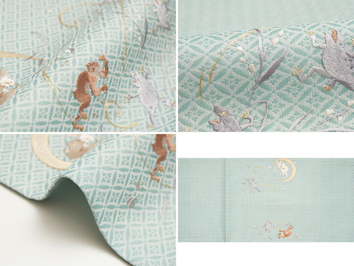 楽天市場】想屋鳥獣戯画模様刺繍 京袋帯【中古】 : 銀座かわの屋 