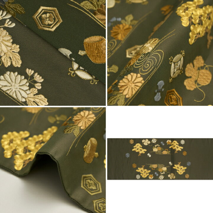 楽天市場】松に吉祥文様手刺繍 袋帯【未着用品】 : 銀座かわの屋