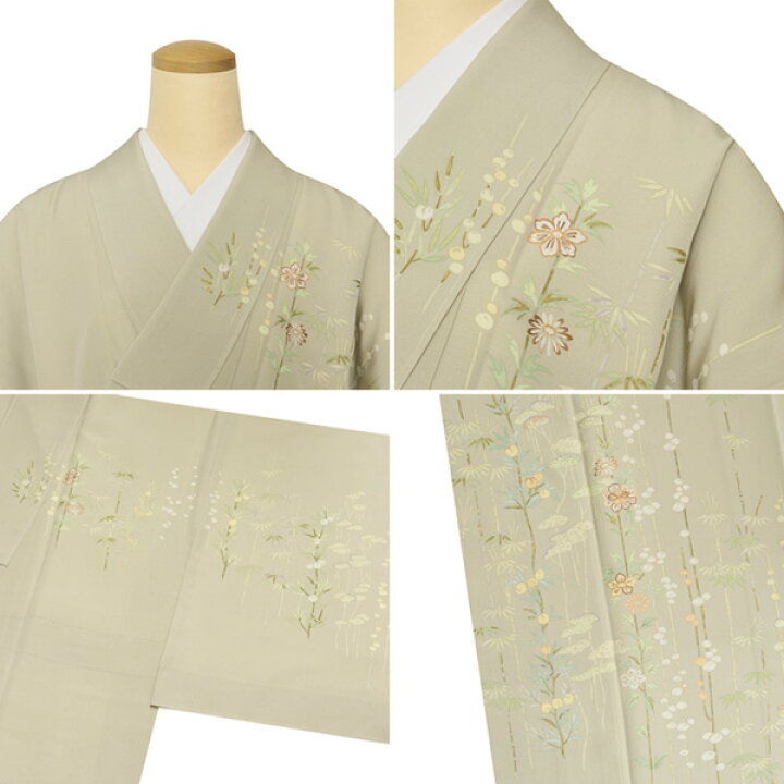 楽天市場】松坂屋染織名作展松竹梅に橘の模様友禅 訪問着【未着用品 