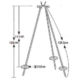 【4本組】稲掛けはざ 1段　在庫処分【訳あり】【送料無料】【宅配可能】
