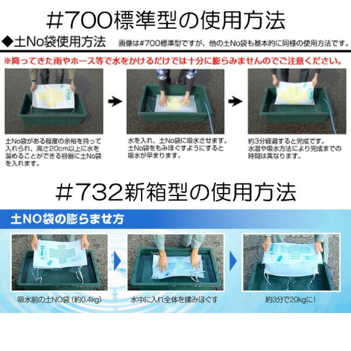 楽天市場】丸和ケミカル 土No袋（標準型）#700 吸水土のう袋 水で 
