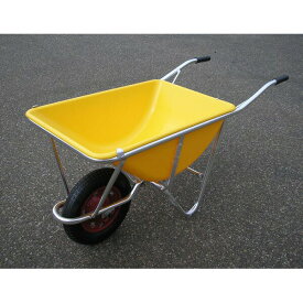 アルミ深型一輪車　バケットプラスチック　【送料無料】【沖縄・離島不可】