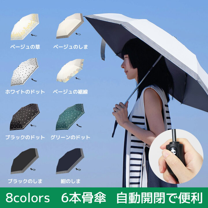 楽天市場】日傘 雨傘 216g超軽量 紳士折りたたみ傘 ワンタッチ 自動 