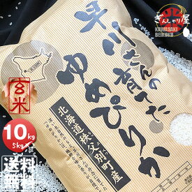 令和5年産 早川さんの育てた 北海道雨竜郡秩父別産 ゆめぴりか 玄米 10kg (5kg×2袋セット) ＜玄米／白米／分づき米＞ 【送料無料】【北海道米 送料込み 米 お米 真空パック選択可】