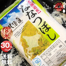 令和5年産 YESクリーン ななつぼし 玄米 30kg (5kg×6袋セット)＜玄米／白米／分づき米＞ 【送料無料】【北海道米 送料込み 米 お米 真空パック選択可】