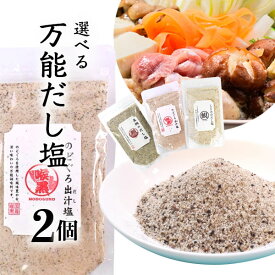 【選べる2個セットメール便で送料無料(2cm)】 はぎの食品 三角屋水産 だし塩（真鯛・あご・のどぐろ・しじみ・伊勢えび・雲丹・甘海老・鰹・牡蠣）160g×いずれか2個 ※メール便配送出汁塩 鯛塩 真鯛のだし塩 1000円ポッキリ [T.1534.2.SE]