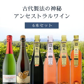 【6本セット送料無料】古代製法の神秘アンセストラルワイン 6本セット750ml×6本＜ワインセット＞ 辛口ワイン 自然派ワイン ナチュール [T.5635.0.SE]