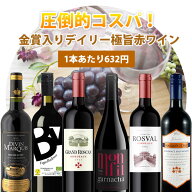 【6本セット送料無料】圧倒的コスパ！金賞入りデイリー極旨赤ワイン6本セット＜ワインセット＞※沖縄県は…