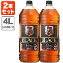 【2本セット送料無料】[4L]アサヒ ニッカ ブラックニッカ クリア 37度 4000ml(4L)×2本※沖縄県は送料無料対象外ウイスキー ジャパニーズウイスキー 国産ウイスキー Black NIKKA Clear 黒 [T.001.4596.1.SE]