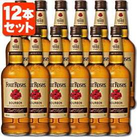 【12本セット送料無料】[正規品] フォアローゼズ 700ml×12本 ＜洋酒＞＜ウイスキー＞ フォアローゼス イエロー ラベル 黄 [T.020.2396.1.SE]