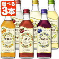 【自由に選べる3本セット送料無料】 キリン 杏露酒 檸檬酒 藍苺酒 茘枝酒 林檎酒 500ml ※北海道・九州・…