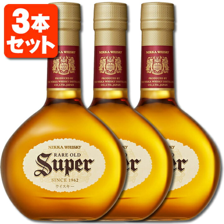 楽天市場】【3本セット送料無料】アサヒ スーパーニッカ 43度 700ml×3  