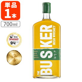 【送料無料】 THE BUSKER(バスカー) アイリッシュウイスキー [箱なし]40度 700ml×1本※北海道・九州・沖縄県は送料無料対象外 ウイスキー アイルランド 金賞受賞 ロイヤルオーク蒸溜所[T.2916.-.SE]