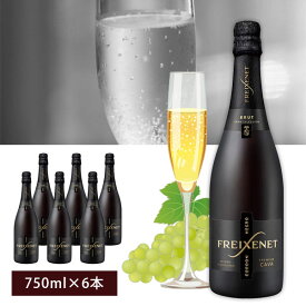【6本セット送料無料】 フレシネ コルドン ネグロ 750ml×6本 ※沖縄県は送料無料対象外 辛口ワイン スパークリングワイン [T.2074.0.SE]