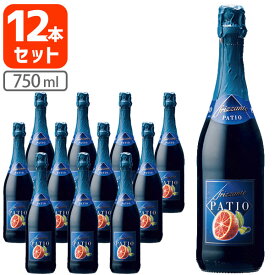 【12本セット送料無料】ドネリ・パティオ・フリッツァンテ・アランチャ・ロッサ（ブラッドオレンジ） 750ml×12本ワイン 甘口 イタリア フレーバー 甘口スパークリング[T1.2109.-.SE]