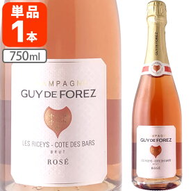 『特定送料』ギィ・ド・フォレーズ・ロゼ 750ml×1本 ロゼ泡 スパークリングワイン [T.3539.-.SE]