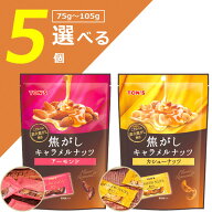 【選べる5個セット送料無料】東洋ナッツ食品 焦がしキャラメルナッツアーモンド 105g or カシューナッツ …