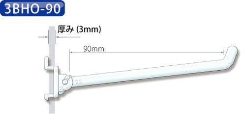 3BHO-90折り曲げフック90mm_10本入