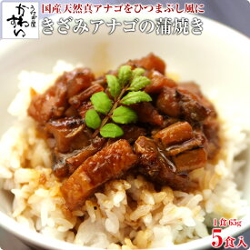 国産天然きざみアナゴの蒲焼き 65g×5食 送料無料 うなぎ屋かわすい 穴子 あなご 焼きあなご 冷凍食品 レトルト お中元 夏ギフト 食べ物 喜ばれる 御中元 贈答 [魚介・特産]