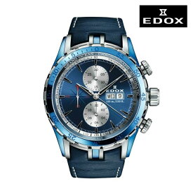EDOX エドックス 01121-357B-BUIN メカニカル 自動巻き メンズ 腕時計 ウォッチ 時計 コンビ色 レザーストラップ 正規輸入品 メーカー保証付 誕生日プレゼント 男性 ギフト ブランド かっこいい もてる 送料無料