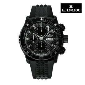 EDOX エドックス 01122-37N1-NIN1-S メカニカル 自動巻き メンズ 腕時計 ウォッチ 時計 ブラック色 ラバーベルト 正規輸入品 メーカー保証付 誕生日プレゼント 男性 ギフト ブランド かっこいい もてる 送料無料
