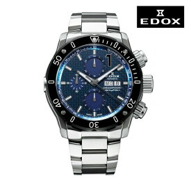 EDOX エドックス 01122-3M-BUIN1 メカニカル 自動巻き メンズ 腕時計 ウォッチ 時計 シルバー色 金属ベルト 正規輸入品 メーカー保証付 誕生日プレゼント 男性 ギフト ブランド かっこいい もてる 送料無料