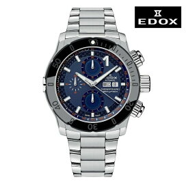EDOX エドックス 01122-37NM-BUINO メカニカル 自動巻き メンズ 腕時計 ウォッチ 時計 シルバー色 金属ベルト 正規輸入品 メーカー保証付 誕生日プレゼント 男性 ギフト ブランド かっこいい もてる 送料無料