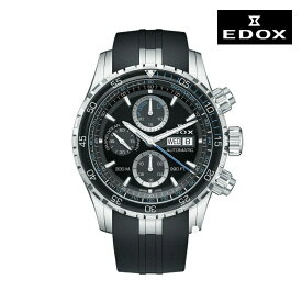 EDOX エドックス 01123-3BUCA-NBUN メカニカル 自動巻き メンズ 腕時計 ウォッチ 時計 シルバー色 ラバーストラップ 正規輸入品 メーカー保証付 誕生日プレゼント 男性 ギフト ブランド かっこいい もてる 送料無料