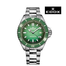 EDOX エドックス 80120-3VM-VDN1 メカニカル 自動巻き メンズ 腕時計 ウォッチ 時計 シルバー色 金属ベルト 正規輸入品 メーカー保証付 誕生日プレゼント 男性 ギフト ブランド かっこいい もてる 送料無料