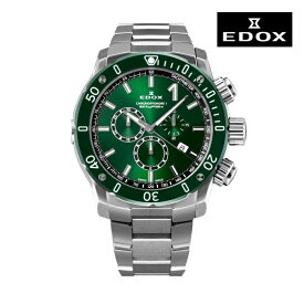 EDOX エドックス 10221-3VM5-VIN5 電池式クオーツ メンズ 腕時計 ウォッチ 時計 シルバー色 金属ベルト 正規輸入品 メーカー保証付 誕生日プレゼント 男性 ギフト ブランド かっこいい もてる 送料無料