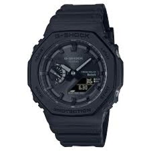 �y�ē��ׁzCASIO �J�V�I G-SHOCK �W�[�V���b�N GA-B2100-1A1JF �I�[���u���b�N �J�[�{���R�A�K�[�h�\�� �^�t�\�[���[ Bluetooth���� ���o�C�������N�@�\ 20�C���h�� ���[���h�^�C�� �X�g�b�v�E�H�b�` 