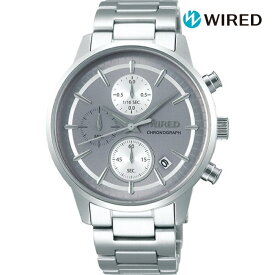 SEIKO セイコー WIRED ワイアード AGAT431 電池式クォーツ メンズ 腕時計 ウォッチ 時計 シルバー色 金属ベルト 国内正規品 メーカー保証付 誕生日プレゼント 男性 ギフト ブランド かっこいい もてる 送料無料