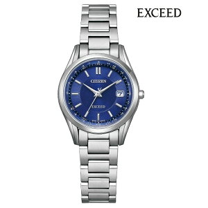 CITIZEN シチズン EXCEED エクシード ES9370-62L エコ・ドライブ電波 レディス 腕時計 ウォッチ 時計 シルバー色 金属ベルト 国内正規品 メーカー保証付 誕生日プレゼント 女性 ギフト ブランド お