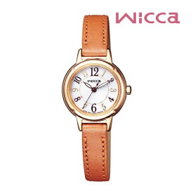 CITIZEN シチズン Wicca ウィッカ KP3-627-10 ソーラーテック レディス 腕時計 ウォッチ 時計 金色 カーフストラップ 国内正規品 メーカー保証付 誕生日プレゼント 女性 ギフト ブランド おしゃれ 送料無料