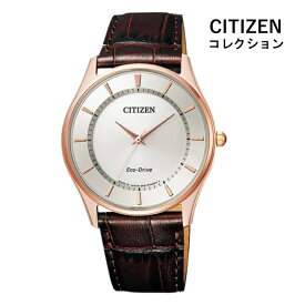 CITIZEN シチズン CITIZEN COLLECTION シチズンコレクション BJ6482-04A エコ・ドライブ メンズ 腕時計 ウォッチ 時計 ピンクゴールド色 カーフストラップ 国内正規品 メーカー保証付 誕生日プレゼント 男性 ギフト ブランド かっこいい もてる 送料無料