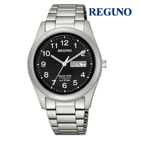 CITIZEN シチズン レグノ REGUNO KM1-415-53 ソーラーテック メンズ 腕時計 ウォッチ 時計 グレー色 金属ベルト 国内正規品 メーカー保証付 誕生日プレゼント 男性 ギフト ブランド かっこいい もてる 送料無料