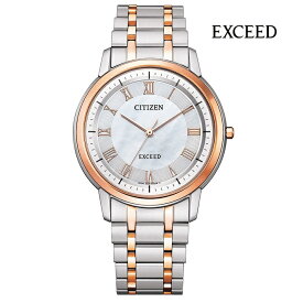 CITIZEN シチズン エクシード EXCEED AR4004-71D エコ・ドライブ メンズ 腕時計 ウォッチ 時計 コンビ色 金属ベルト 国内正規品 メーカー保証付 誕生日プレゼント 男性 ギフト ブランド かっこいい もてる 送料無料