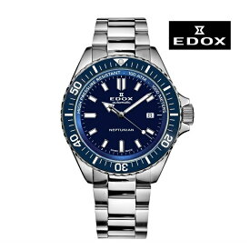 EDOX エドックス 80120-3BUM-BUF メカニカル 自動巻き メンズ 腕時計 ウォッチ 時計 シルバー色 金属ベルト 正規輸入品 メーカー保証付 誕生日プレゼント 男性 ギフト ブランド かっこいい もてる 送料無料