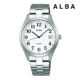 SEIKO セイコー ALBA アルバ AQGJ412 クオーツ メンズ 腕時計 ウォッチ 時計 シルバー色 金属ベルト 国内正規品 メーカー保証付 誕生日プレゼント 男性 ギフト ブランド かっこいい もてる 送料無料
