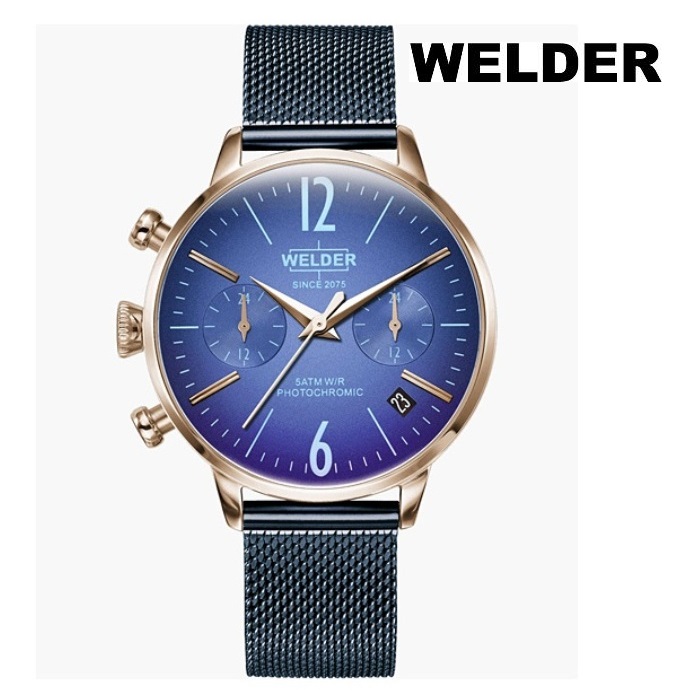 WELDER ウェルダー WWRC717 クオーツ ユニセックス 腕時計 ウォッチ 時計 ブロンズ色 メッシュベルト 正規輸入品 メーカー保証付 誕生日プレゼント 女性 ギフト ブランド おしゃれ 送料無料