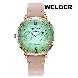 WELDER ウェルダー WWRS100 クオーツ レディス 腕時計 ウォッチ 時計 ゴールド色 レザーストラップ 正規輸入品 メーカー保証付 誕生日プレゼント 女性 ギフト ブランド おしゃれ 送料無料