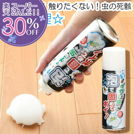 【楽天スーパーSALE 30%OFF】 泡スプレー ゴキブリ 虫 害虫 泡で固めて ポイ 死骸 泡 固める 非接触 簡単 処理 日本製