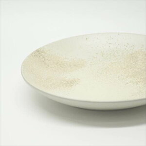 常滑焼 チャラ掛け 深皿 20cm 白+貝 器 お皿 陶器 食器 おしゃれ 和食器 プレゼント ギフト 結婚祝い キッチン用品 調理器具 キッチン雑貨 川端滝三郎商店 【ラッピング対象外】