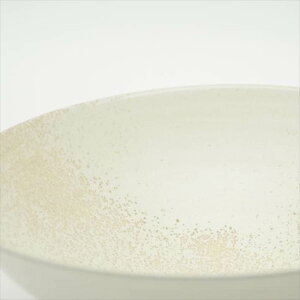 常滑焼 チャラ掛け 碗 20cm 白+貝 器 お皿 陶器 食器 おしゃれ 和食器 プレゼント ギフト 結婚祝い キッチン用品 調理器具 キッチン雑貨 川端滝三郎商店 【ラッピング対象外】