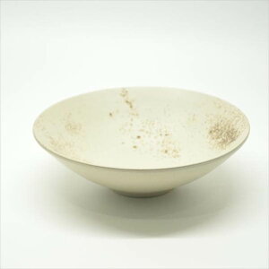 常滑焼 チャラ掛け 碗 17cm 白+貝 器 お皿 陶器 食器 おしゃれ 和食器 プレゼント ギフト 結婚祝い キッチン用品 調理器具 キッチン雑貨 川端滝三郎商店 【ラッピング対象外】