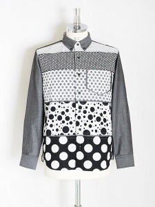 �͒J�V���c �݂����� (Polka dots) �J�W���A�� �����V���c / k253-1107 / �S2�F �u���b�N �u���E�� / �S6�T�C�Y XS S M L XL XXL / �V���c ���� �����Y ���f�B�[�X �j�����p ���j�Z�b�N�X