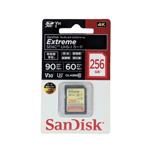 SanDisk TfBXN SDSDXVF-256G-JNJIP Extreme SDXC UHS-I GNXg[ SDJ[h