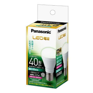 Panasonic pi\jbN ~jNvg^ LEDd E17 d40` F(3.9W) Lz^Cv LDA4NGE17K40ESW2@LDA4N-G-E17K/40E/S/W/2