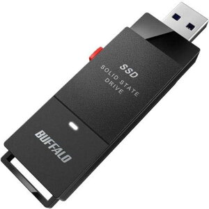 BUFFALO �o�b�t�@���[ SSD-PUT500U3-BKA �mTV�Ή� PC��USB3.2(Gen1)�X�e�B�b�N�^�O�tSSD�n